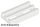 Lego RADIATOR GRILLE 1X2, White