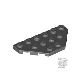Lego Wedge, Plate 3 x 6 Cut Corners, Dark bluish gray