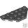 Lego Corner Plate 3X6, Dark bluish gray