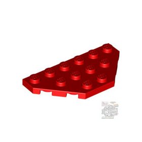 Lego Wedge, Plate 3 x 6 Cut Corners, Red