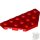 Lego Wedge, Plate 3 x 6 Cut Corners, Red