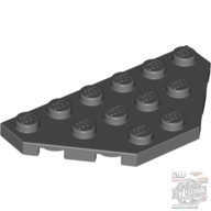 Lego Corner Plate 3X6, Dark grey