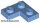 Lego Plate 2 x 2 Corner, Medium blue