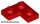 Lego Plate 2 x 2 Corner, Red
