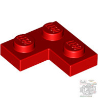 Lego CORNER PLATE 1X2X2, Bright red