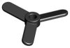 Lego Propeller 3 Blade Small, Black