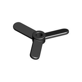Lego Propeller 3 Blade Small, Black