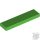 Lego Tile 1 X 4, Bright green