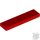 Lego Tile 1 X 4, Red