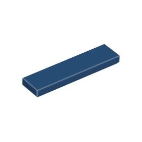 Lego Tile 1 X 4, Dark blue
