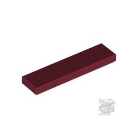 Lego Tile 1 X 4, Dark red