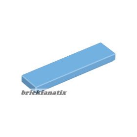 Lego Tile 1 X 4, Medium blue