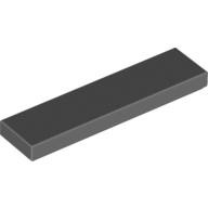 Lego Flat Tile 1X4, Dark grey