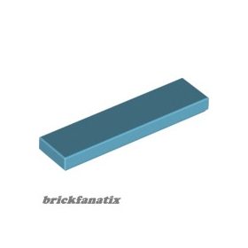 Lego FLAT TILE 1X4, Medium azur