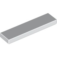 Lego Flat Tile 1X4, White