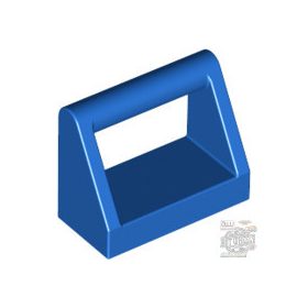 Lego Tile, Modified 1 x 2 with Bar Handle, Blue