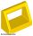 Lego Tile, Modified 1 x 2 with Bar Handle, Yellow