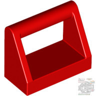 Lego CLAMP 1X2, Bright red