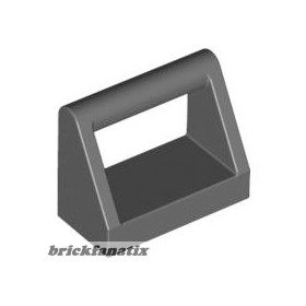 Lego CLAMP 1X2, Dark grey