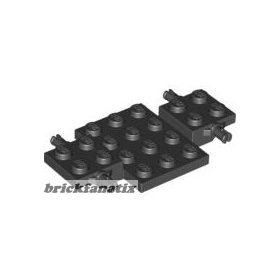 Lego Vehicle, Base 4 x 7 x 2/3, Black