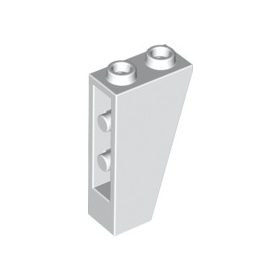 Lego Slope, Inverted 75 2 x 1 x 3, White