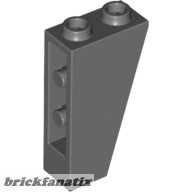 Lego ROOF TILE 1X2X3/74° INV., Dark grey