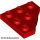 Lego Wedge, Plate 3 x 3 Cut Corner, Red