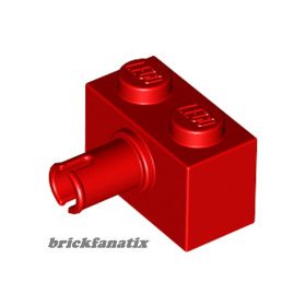 Lego BRICK 1X2 W. HORIZONTAL SNAP, Red