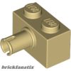 Lego BRICK 1X2 W. HORIZONTAL SNAP, Tan