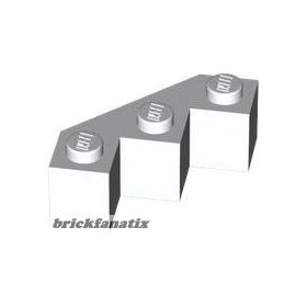 Lego Brick Modified Facet 3 x 3, White