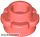 Lego Plate, Round 1 x 1 with Flower Edge (5 Petals), Coral
