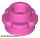 Lego Plate, Round 1 x 1 with Flower Edge (5 Petals), Dark pink