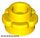 Lego Plate, Round 1 x 1 with Flower Edge (5 Petals), Yellow