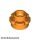 Lego FLOWER 1X1, Bright orange