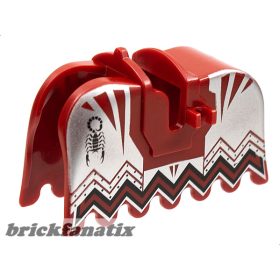   Horse Barding, Ruffled Edge with Knights Kingdom Vladek Scorpion Pattern