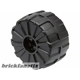   Lego Wheel Hard Plastic Large (54mm D. x 30mm), Pearl dark grey