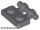 Lego Plate, Modified 1 x 2 with Bar Handle on Side - Free Ends, Dark bluish gray