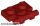 Lego Plate, Modified 1 x 2 with Bar Handle on Side - Free Ends, Dark red
