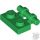Lego Plate, Modified 1 x 2 with Bar Handle on Side - Free Ends, Green
