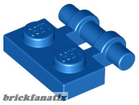 Lego PLATE 1X2 W. STICK, Blue