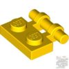 Lego PLATE 1X2 W. STICK, Bright yellow