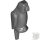 Lego Bird, Parrot with Small Beak, Dark gray