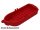 Lego Boat, 14 x 5 x 2 with Oarlocks and 2 Hollow Inside Studs, Red