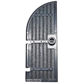 Lego Door 1 x 3 x 6 Curved Top, Black
