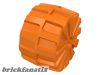 Lego Wheel Hard Plastic Giant (71mm D. x 47mm), Orange