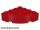 Lego Brick, Round Corner 4 x 4 Full Brick, Red