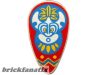 Lego Minifigure, Shield Oval with Islanders Mask Pattern
