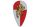 Lego Minifigure, Shield Ovoid with Gold Lion on Red and White Quarters Background Pattern
