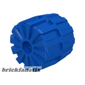 Lego Wheel Hard Plastic Medium (35mm D. x 31mm), Blue