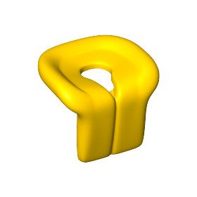 Lego Minifigure Life Jacket, Yellow